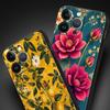 Abstract Plants Flower Phone Case Cover for iPhone 17 16 15 14 13 12 Pro Max 11 Pro Max 17 AIR Plus Shockproof Soft TPU Shell