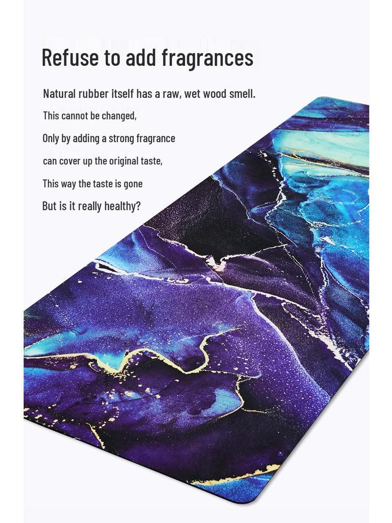 Extra Large Non-Slip Suede Yoga Mat - Sweat-Absorbent, Thick, Natural Rubber