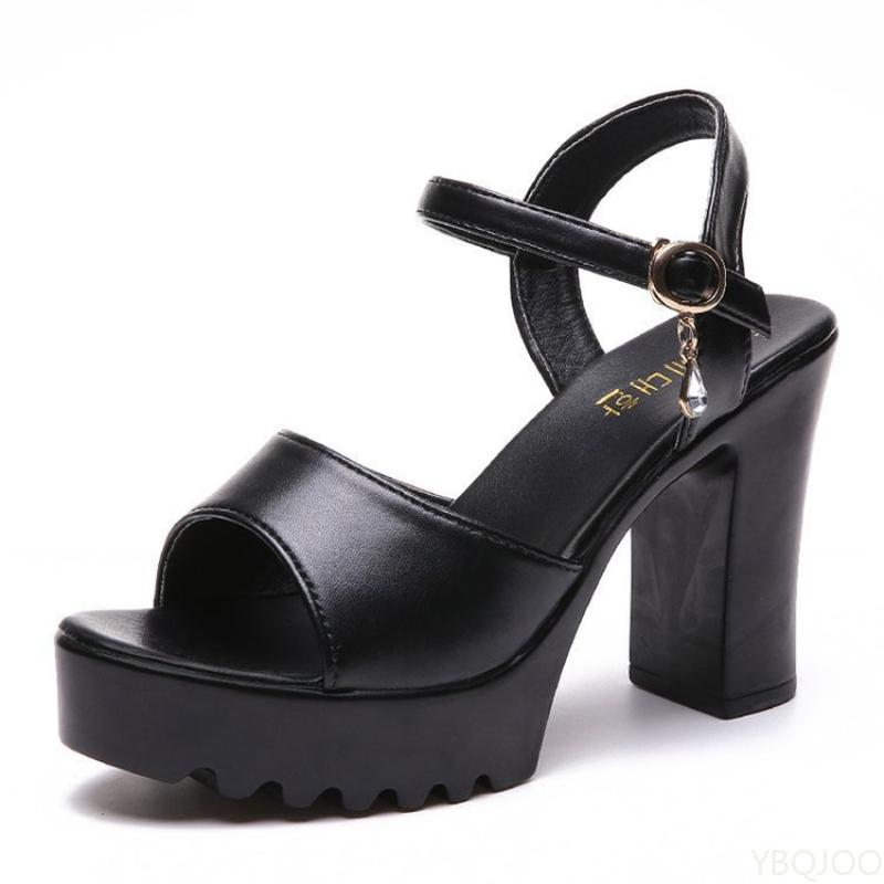 Fashion Summer new Sandals Ladies one button fish mouth Shoes Versatile elegant super high heels Fashion comfortable Women's sandals