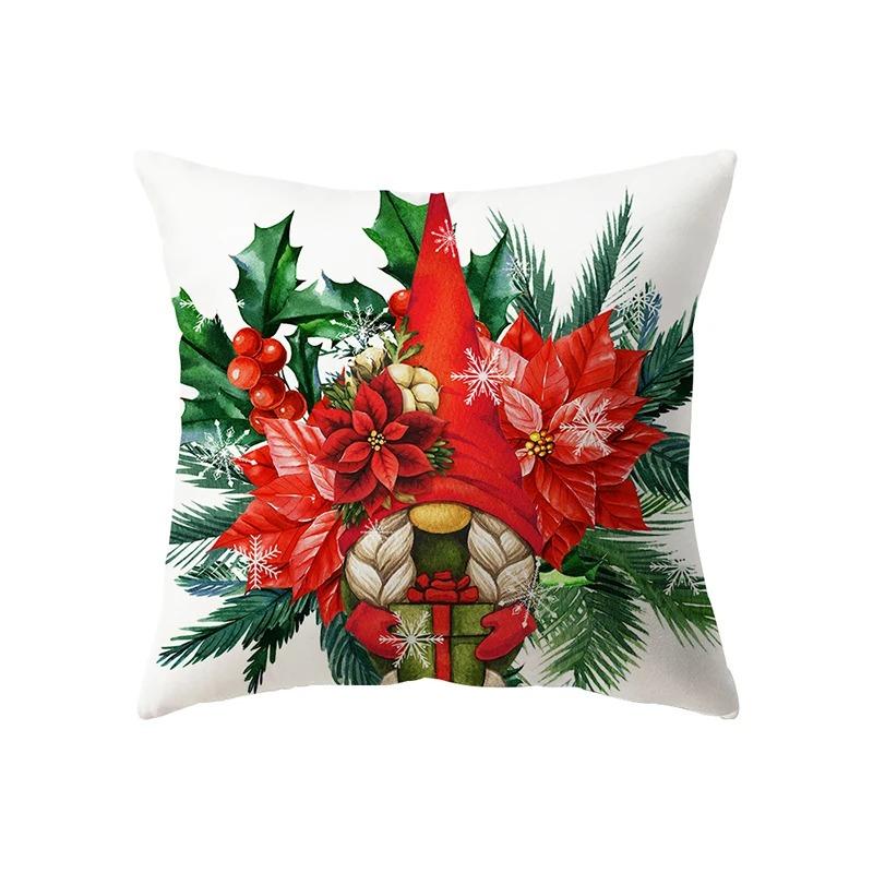 Christmas Themed Pillowcases Car Accessories Office Santa Claus Living Room Sofa Home Pillowcases