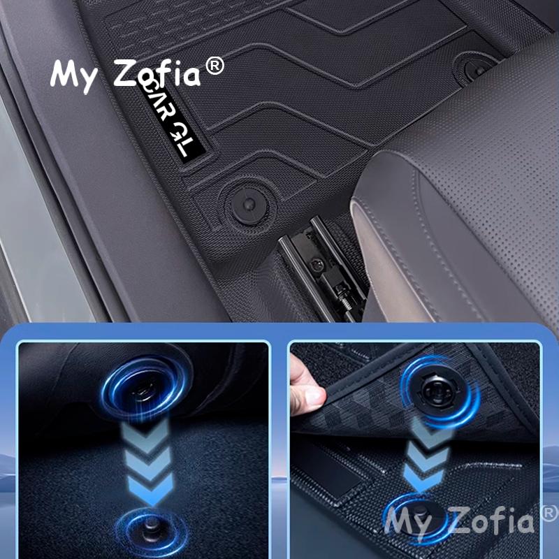 For Leapmotor B10 2025 2026 Car TPE Foot Mat Floor Mats All-weather Protection Dustproof Anti-slip Pads Waterproof Accessories