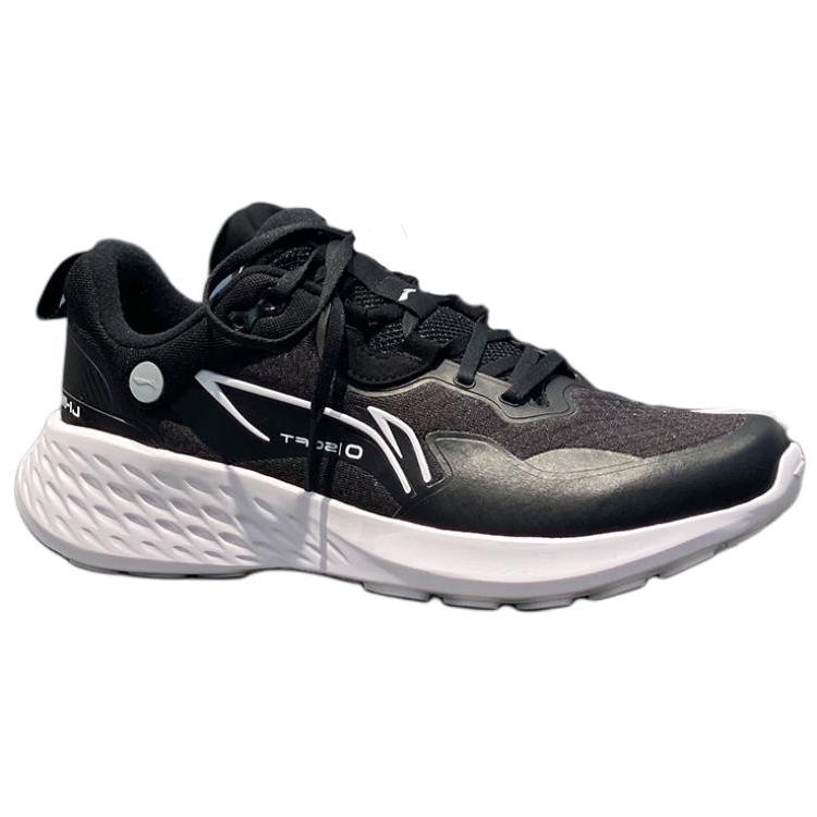 New LiNing Durable Breathable Low Top Casual Shoes Men's Black White AGLU173-3