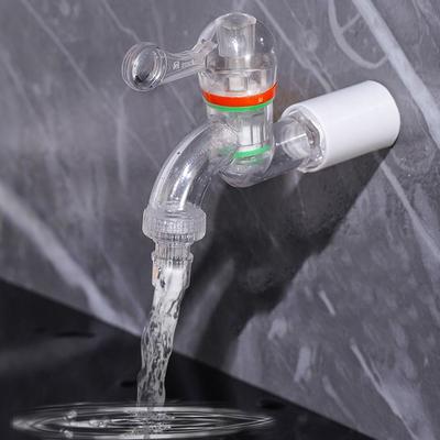 Water Switch Water Tap Plastic Water Valve Bathroom Accessories Transparent Faucet  for Kitchen