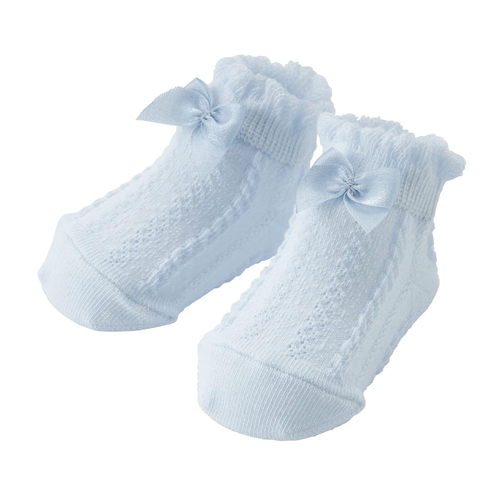 MIKI HOUSE Baby Made In for Sizes Socks, Japan, Girls, 9-11cm, Blue, 10-9512-493