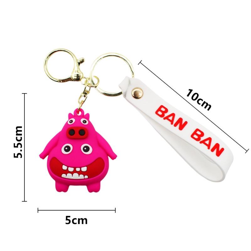 Banban Garden Keychain Cute Pvc Plush Hanging Decoration For Kindergarten
