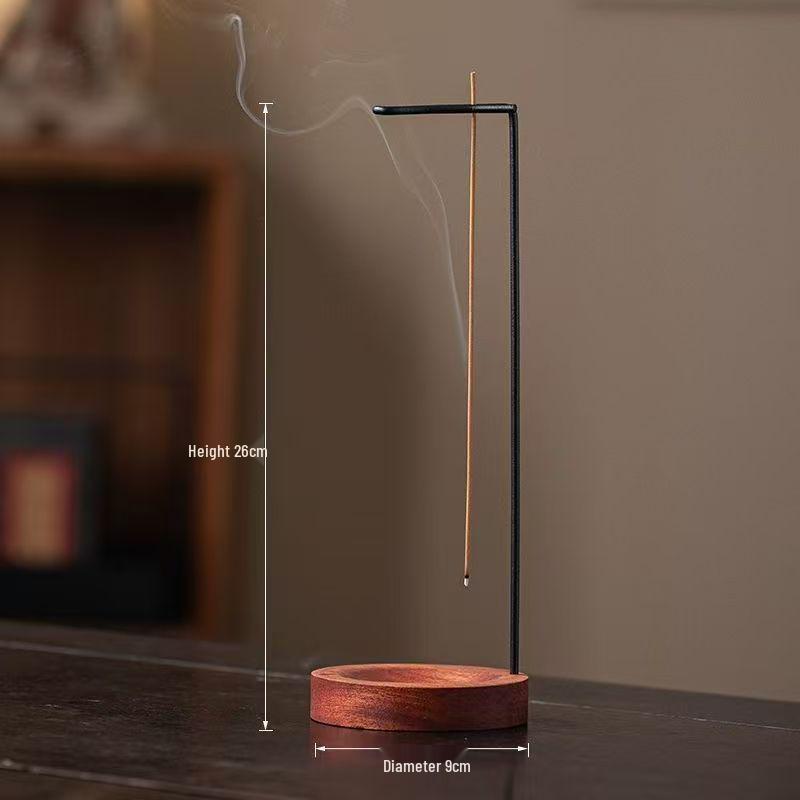 Trendy Inverted Hanging Incense Stick Holder for Home - Creative Indoor Ornament with Free Shipping