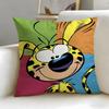 Klassische Cartoon Marsupilami Kissenbezug Weich Leicht zu Waschen Kissenhülle Vielseitig für Sofa Bett Reisen und Büro