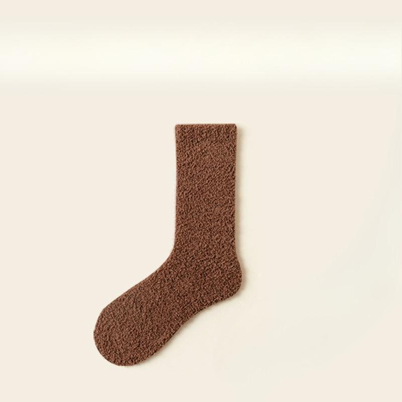 Female Winter Thickened Warm Not To Drop Hair Not Foot Month Son Home Sleep Tube Socks
