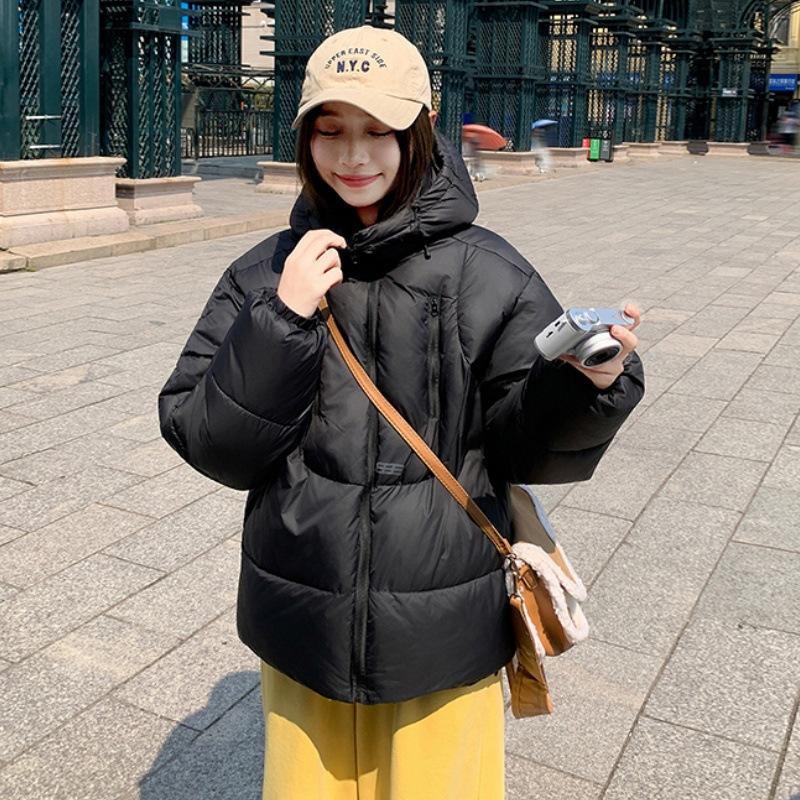 New Winter Short Three-dimensional Cotton Coat for Women, Loose Coat with Design for Couples