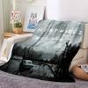 1Pc Silent Hill Mystery Blanket Soft And Comfortable Casual Warm Camping Travel Christmas Halloween Xmas Gift M928743
