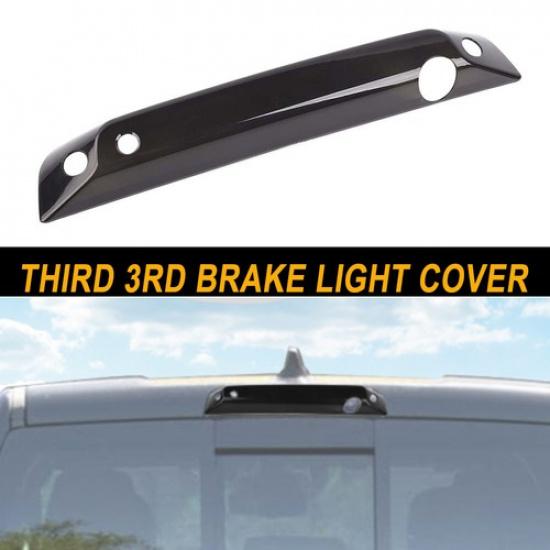 Rear 3rd High Brake Tail Light Guard Cover For RAM 1500 TRX +Smoked Black