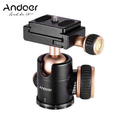 Trípode panorámico CNC Q30 con rótula de aleación de aluminio. Carga máxima: 5 kg. Rotación de 360 grados.
