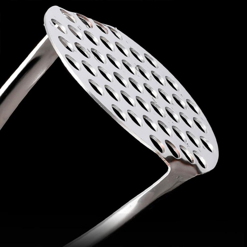 Manual Potato Masher Stainless Steel Potato Smasher Portable Kitchen Tools for Baby Food, Fruits, Bananas, Baking