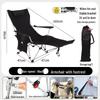 Adjustable Portable Outdoor Folding Chair with Tall Backrest for Camping and Picnics