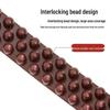 Three-Row 65-Bead Meridian Massage Stick for Whole Body Therapy