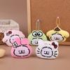 Kawaii Sanrio Maltézský plyšový přívěsek Hello Kitty Kuromi Melody s kapucí Plněná panenka Klíčenka Kroužek na klíče od auta Dekorace na batoh