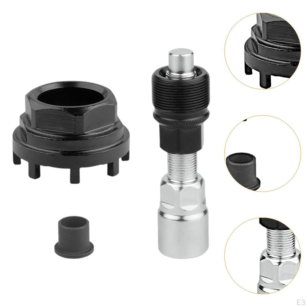 Bicycle BB Cup Removal Tool with Lockring Extractor for Bottom Bracket