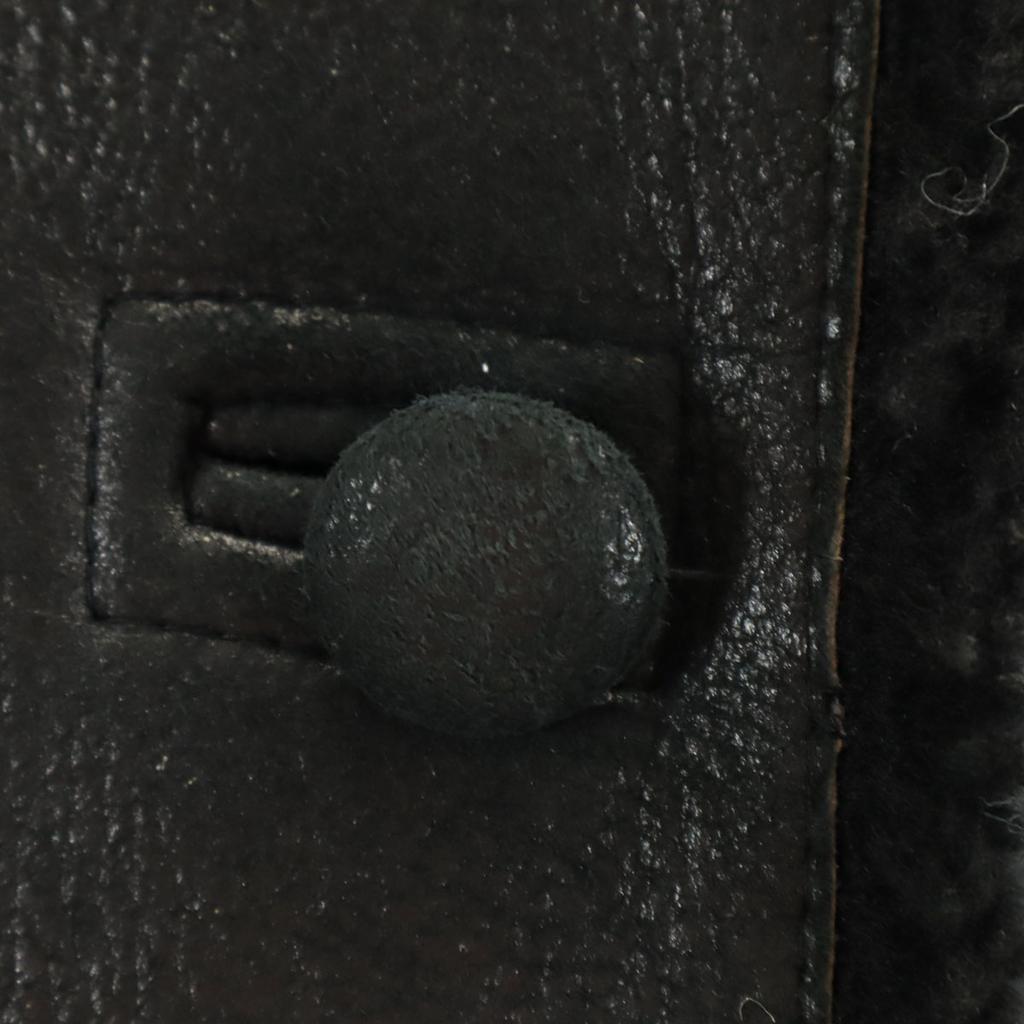 PALMUS Cuir de mouton Manteau en mouton F noir Femme Occasion