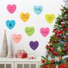 Heart Sticky Notes 8 Colors 100 Sheets/Pad, 800 Sheets Colorful Self-Stick Note Pads Stationary Cute Desk Accessories Office School Teacher Supplies