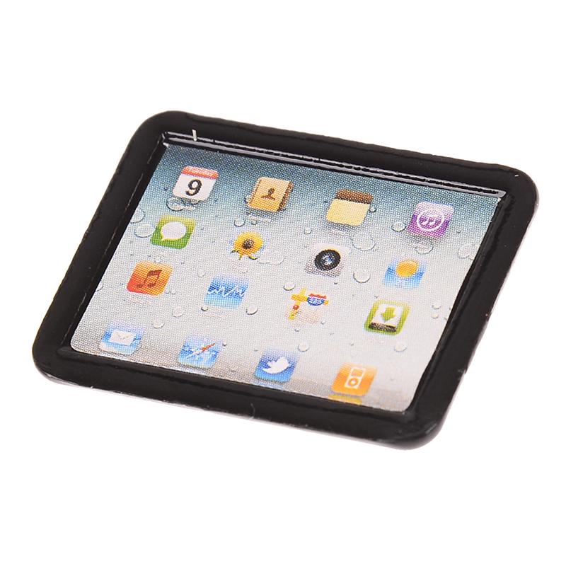 1:12 Laptop Computer Pad Toy Dollhouse Miniature Toy Kitchen Room Decoration