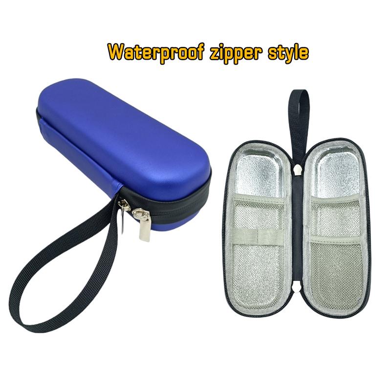 Portable Waterproof Diabetic Insulin Cooling Bag Case Carry-on Protector Medicine Organizer Refrigerated Ice Pack Drug Freezer