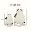 Livheart Cat Body Pillow, Calico Sanma, Medium Size (Approx. 26cm), Cute Cat Plush Toy, Cat Merchandise, 27722-11