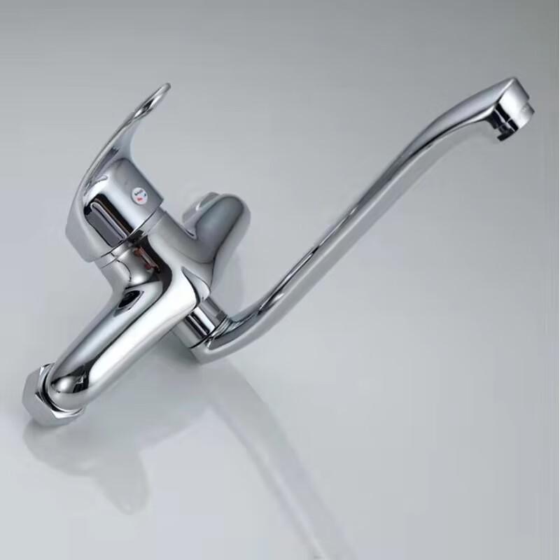 TLXT Wall-Mounted Hot & Cold Kitchen Faucet