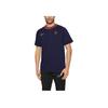 Nike Paris Saint-Germain Travel Logo Embroidered Round Neck Short Sleeve T-shirt Men Tops Blue DV5108-498