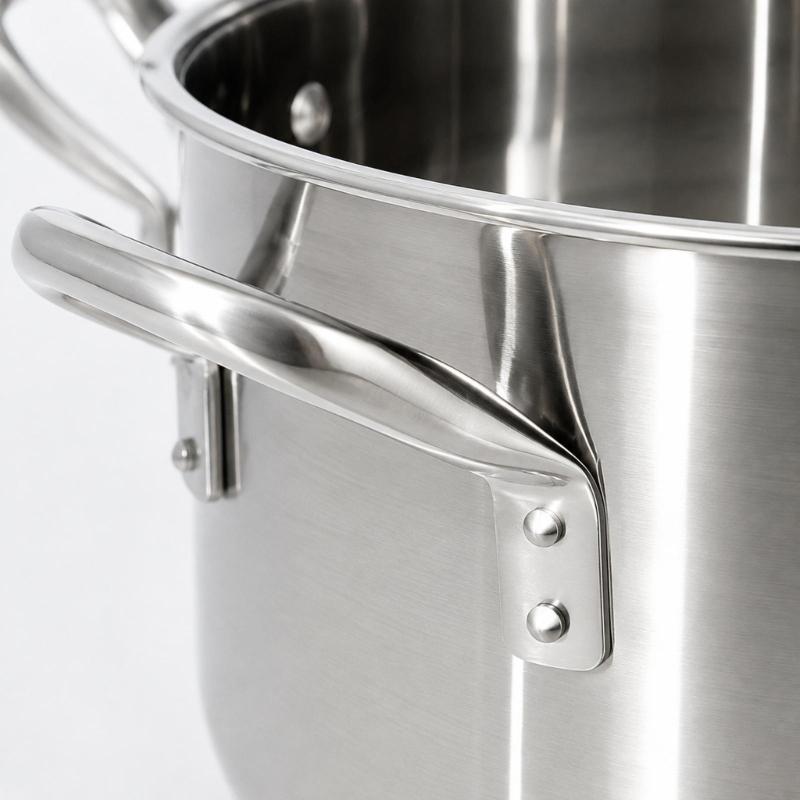 Deep-Frying Pot and Basket Set with Food-Grade 201 Steel Construction, Pot Lid, and Easy-Cleaning Design for Outdoor Meals and Group Parties