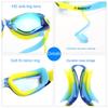 Dětské plavecké brýle jednodílné špunty do uší voděodolné a proti zamlžování HD pánské a dámské plavecké brýle a potápěčské vybavení