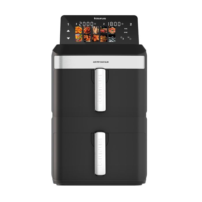 Friteuse À Air - TAURUS - Air Fry Duo Slim - 13L - 2800W - 10 Programmes