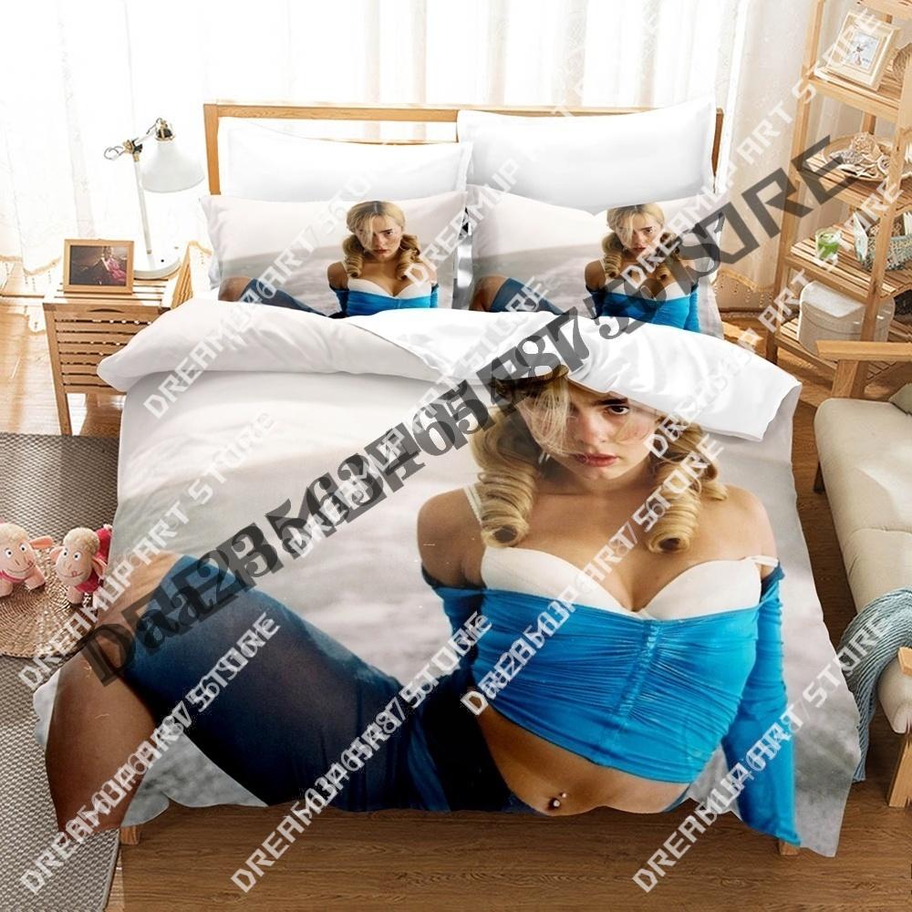3D Print Addison Rae Singer Bedding Set Twin Queen King Full Size Duvet Cover Pillowcase Bed boys girls Adult Home Textiles