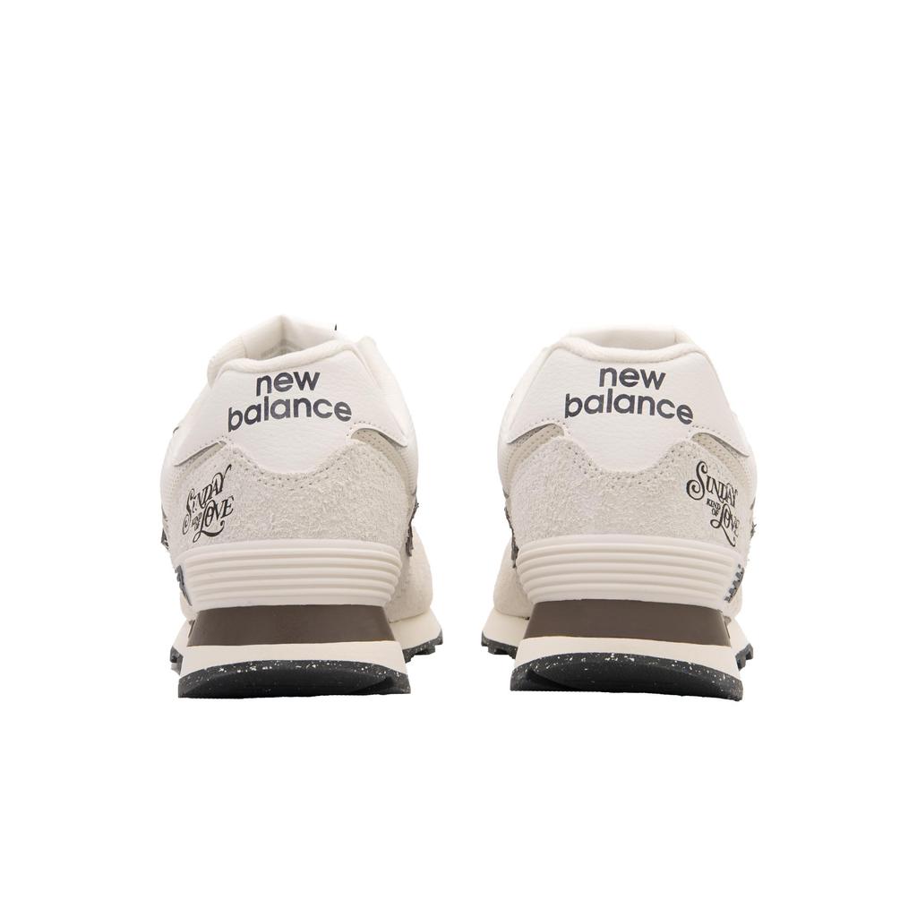 New Balance Scarpe da Corsa Basse NB 574 Unisex Bianco Marrone U574LS2(Team1622-)