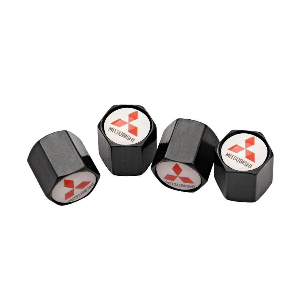 4pcs Car Decor Wheel Tire Valve Air Stem Airdust Cap Covers For Mitsubishi Ralliart Galant Mirage L200 EVO Xpander Cordia Pajero zjcr96