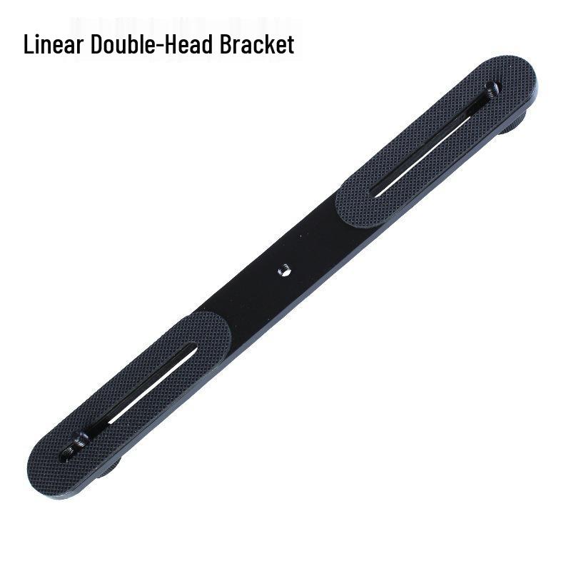Dual-Head Mobile Phone Holder with Flash Tripod & Fill Light Stand