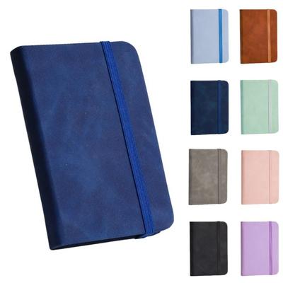 Pocket A7 Notebook PU Cover Diary Book School Stationery Mini Notepad  Office Supplies