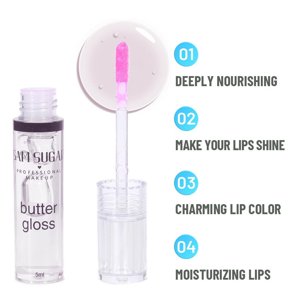 Transparent Warm Color Changing Lip Oil Mirror Moisturizing Lipstick Hydrating Plumping Lip Balm Plumper Skin Care Cosmetics