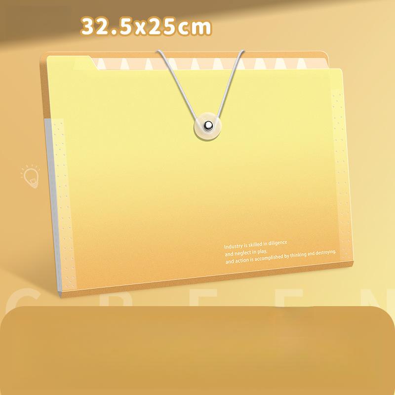 

[Папка-гармошка на 16 карманов] Прочная расширяющаяся папка-гармошка формата А4 на 16 карманов | Многослойный органайзер для документов с цветными индексными разделителями 9.84 inch * 12.8 inch 12 layers A4