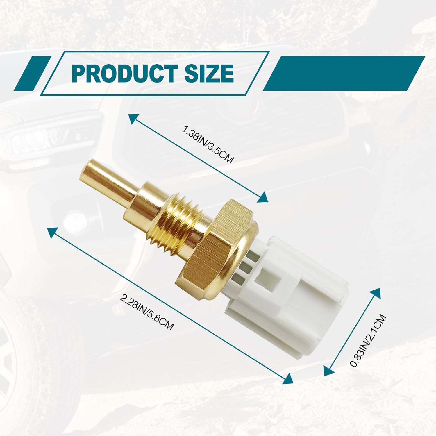 

Engine Coolant Temperature Sensor Compatible with Lexus ES350 ES300h Toyota 4Runner RAV4 Sequoia Sienna Tacoma Avalon Camry Corolla Highlander Land