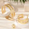 Retro Simple Round Bracelet Three-piece Fashion Exaggerated Niche Bracelet Personalized Design Jewelry