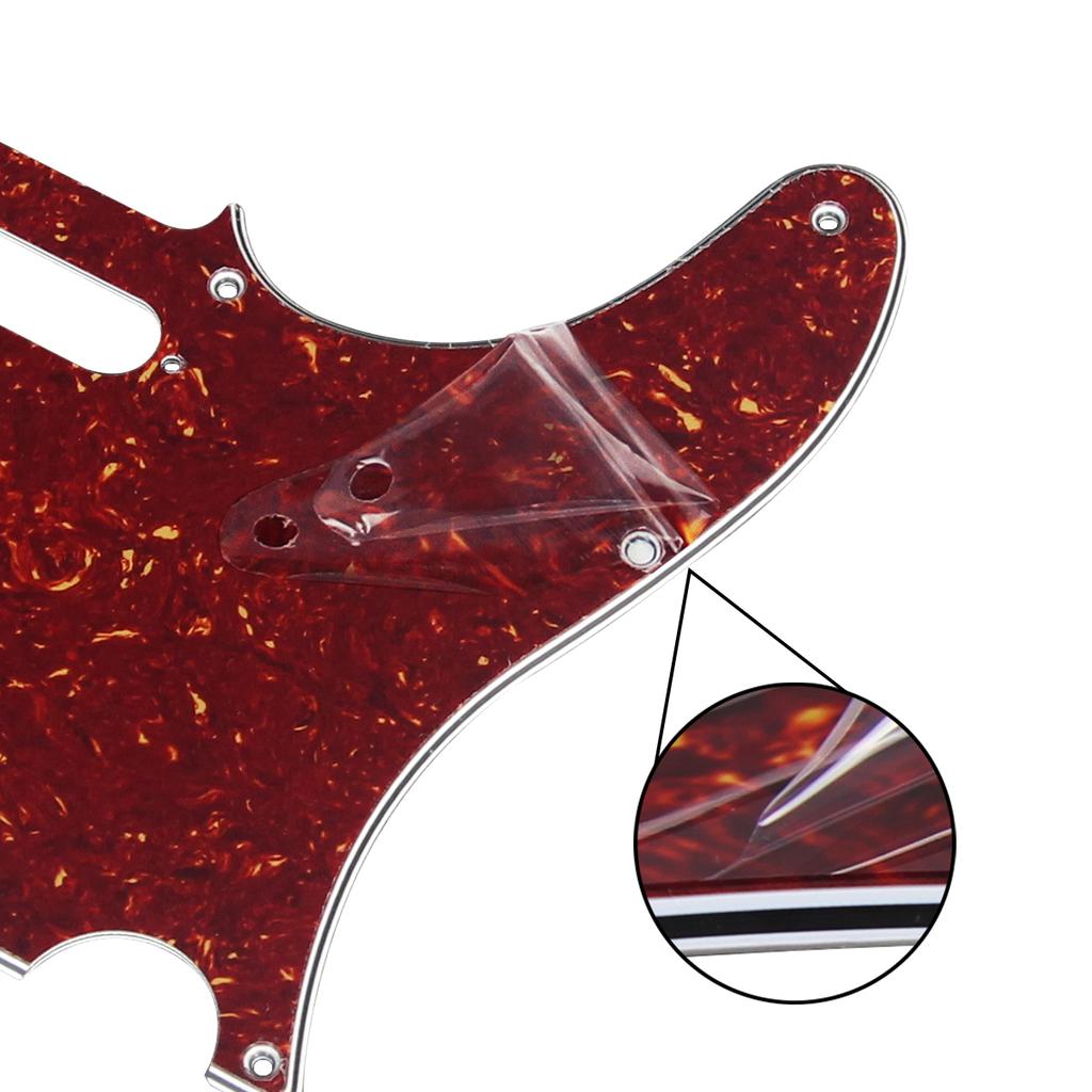 FLEOR 1 ks 8 otvorů TL elektrická kytara Pickguard Kryt proti poškrábání S šrouby pro pickguard