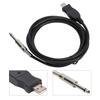 Guitar USB Cable 3 Meters Compatible with The Computer Connection Instrument Cable for Electric
