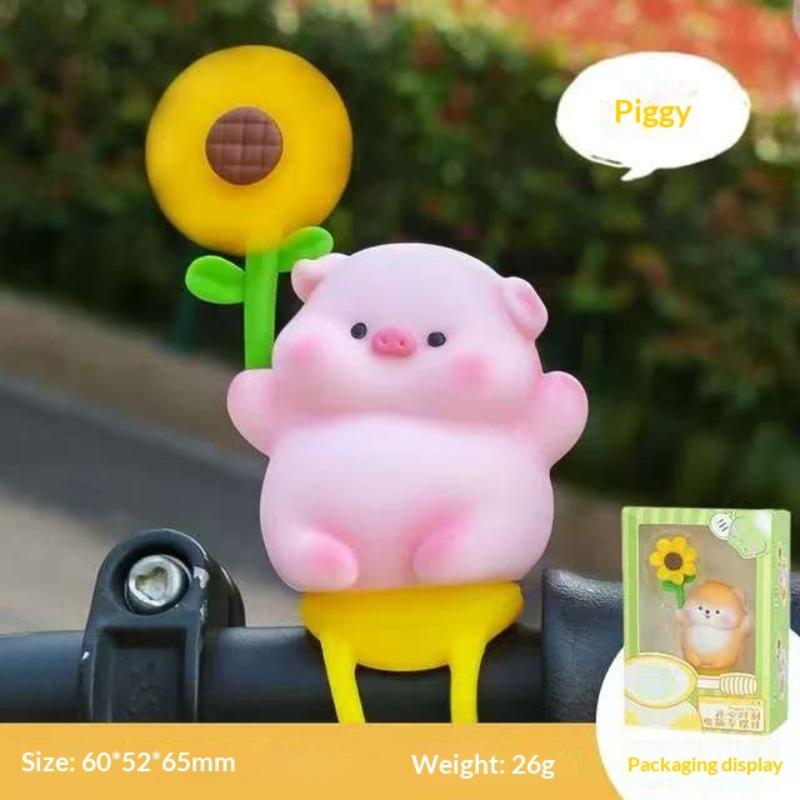 Bike Handlebar Decorations Exquisite Weatherproof PVC Ornaments for Touring Bikes Road Trip Decor