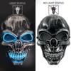Halloween Skull Skeleton Headwear Horror Party Mask with Glow-in-the-Dark Feature Perfect Spooky Night Disguise or Purge Mask