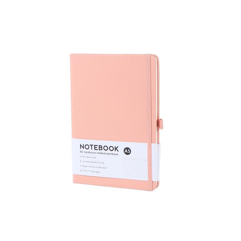 A6 Loose-Leaf Elastic Band Notebook - Customizable Student & Business Diary
