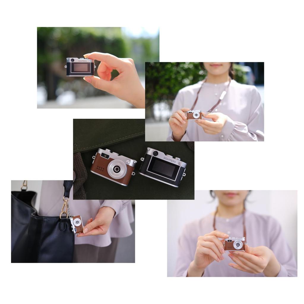 SIGHTRON Digital Toy Camera with Cookie Genuine Black LCD, Leather, Compact, 19g, NOA0002,