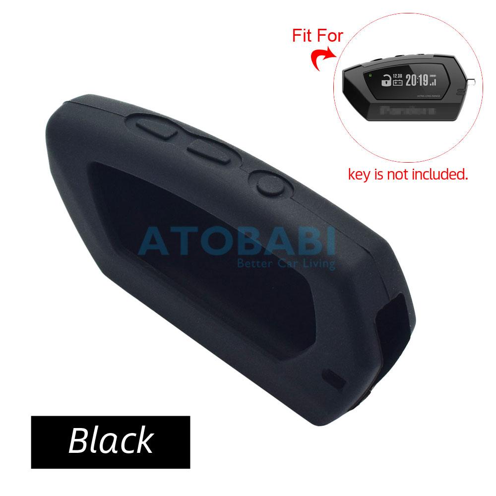 Silicone Car Key Cover Bag Skin For Pandora DX-90 D010 DX 90 91 6X 9X 90B 90BT 90L 42 Moto LCD Remote Control Fob Protector Case