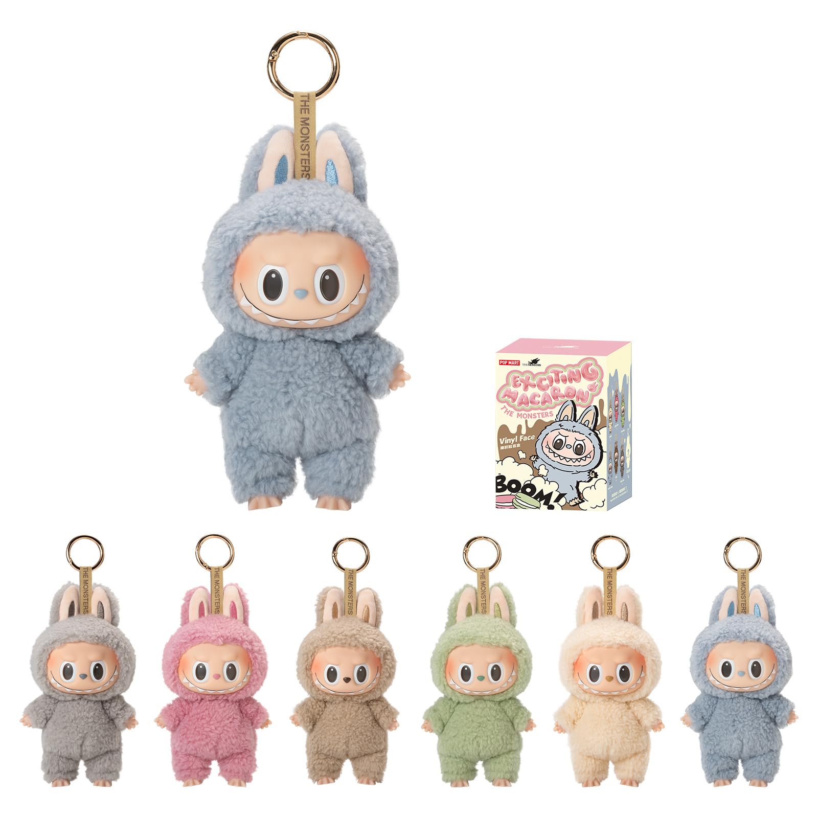 

Одиночная фигурка POP MART The Monsters - Delicious Macaron, виниловое лицо, сюрприз, случайный дизайн, коллекционная игрушка, домашний декор, одна коробка