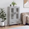 Vidaxl Tall Cabinet, Concrete Grey, 69.5X31X115 Cm