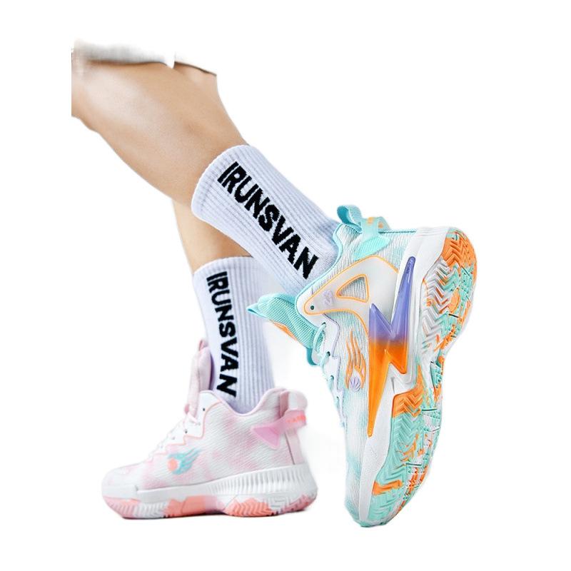 Summer mandarin duck basketball shoes for men and women couples mesh breathable non-slip sports shoes basketball shoes